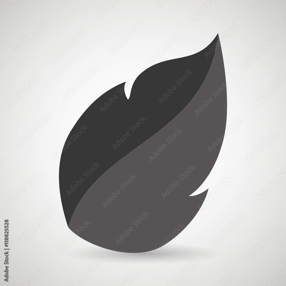 leaf plant natural sheet vector illustration design leaf plant natural sheet vector illustration design