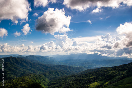 Mountain at Phusoidao national park thailand photo