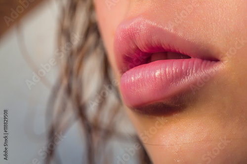 Female sexy mouth
