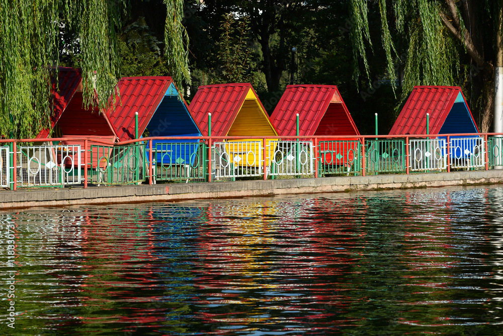 Beautiful park with lake, Armenia Beautiful park with lake, Armenia