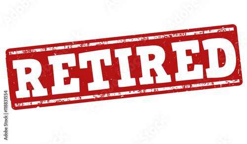 Retired sign or stamp
