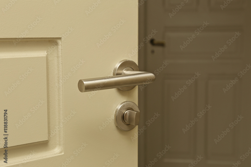 Obraz premium poignée de porte intérieur maison