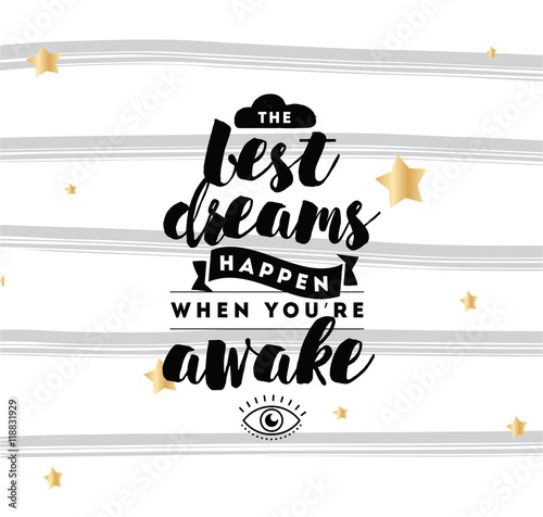 Typography for poster, invitation, greeting card or t-shirt.