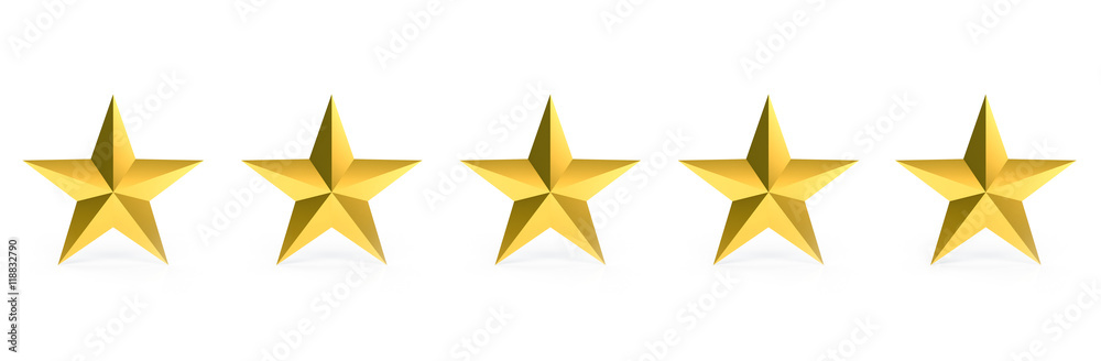 Obraz premium 5 golden stars