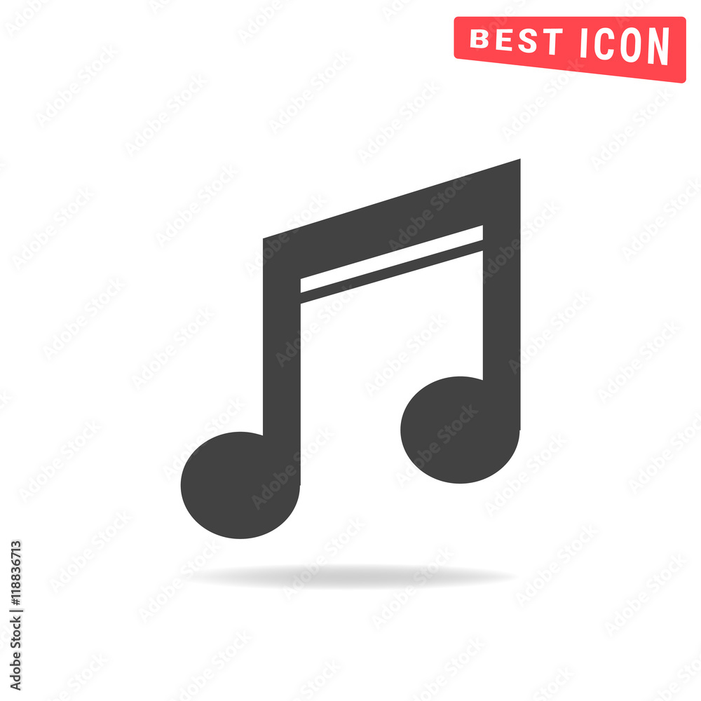Vector music icon. Vector, Eps 10 Vector music icon. Vector, Eps 10