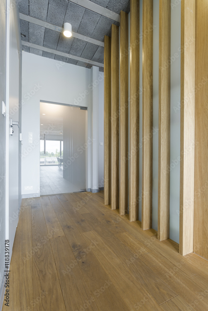 Fototapeta premium Anteroom giving sense of spaciousness and modernity