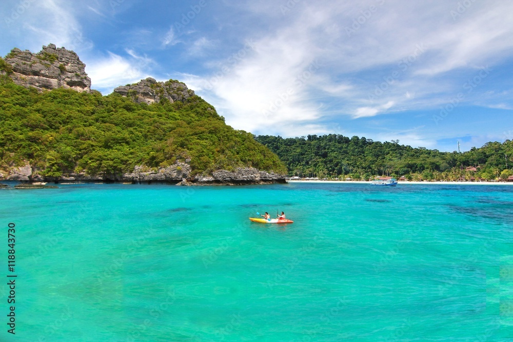  The Paradise beach. at Koh Samui in suratthani ,Thailand