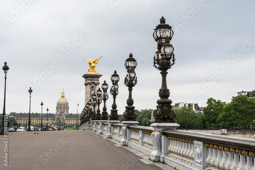 Pont Alexandre III bridge and invalides i © respiro888