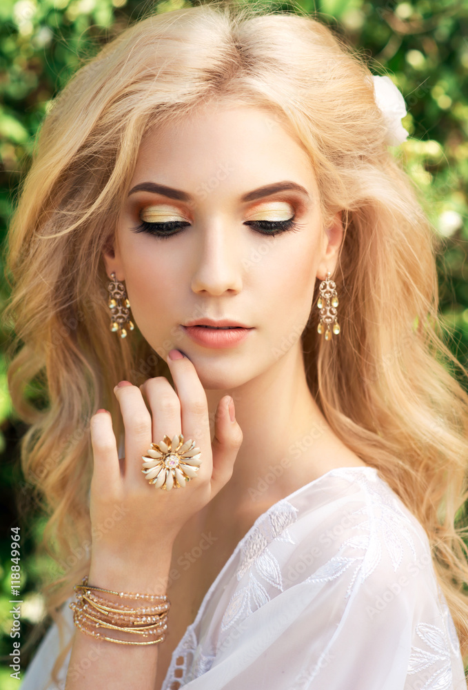 Beautiful young woman. Make up and hair stiling. Beautiful young woman. Make up and hair stiling.