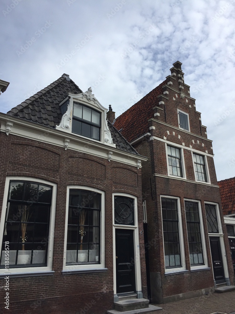 Due case in pietra di Enkhuizen, Olanda