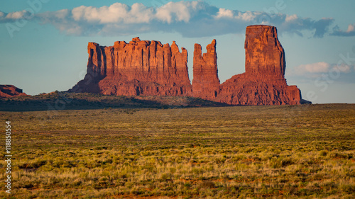 Sunset in Monument Valley photo