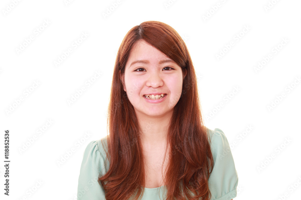 笑顔の女性 笑顔の女性