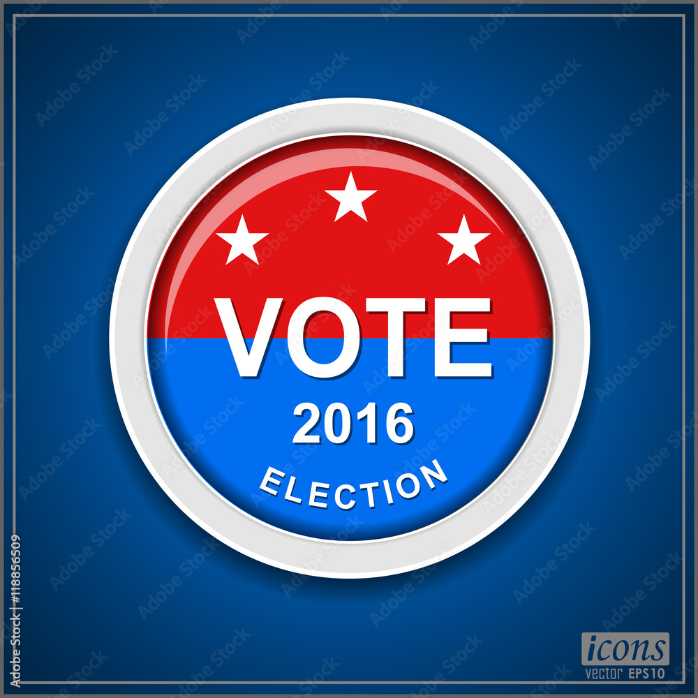 Icon for US presidential election in 2016 Icon for US presidential election in 2016