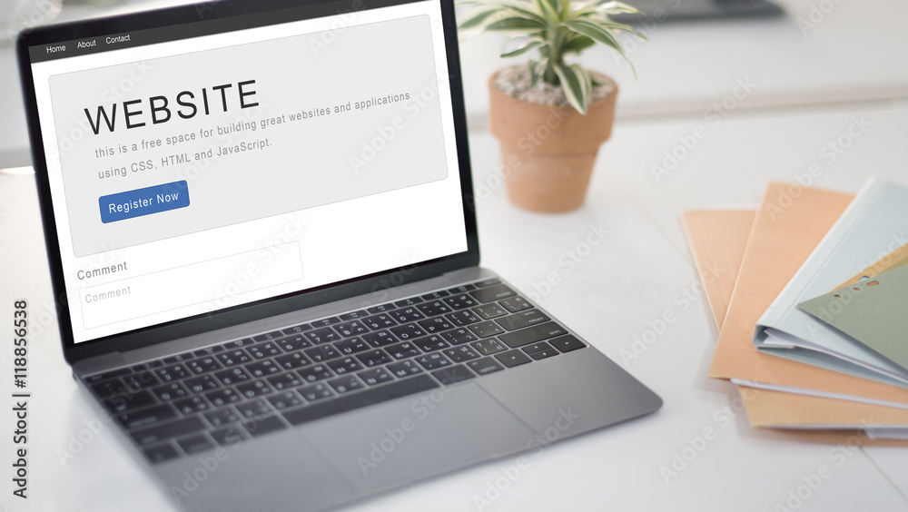 Website Development Internet Homepage Layout Concept Website Development Internet Homepage Layout Concept