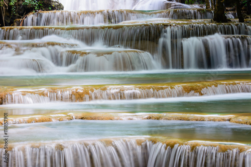 Layer of  waterfall for background, natural concept.