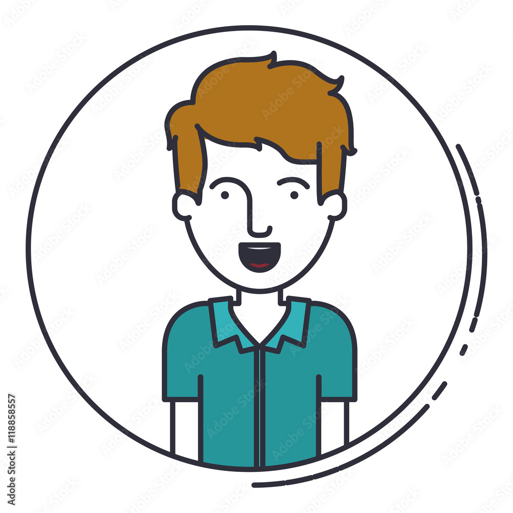 young man avatar isolated icon vector illustration design young man avatar isolated icon vector illustration design