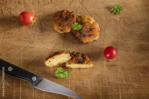 Romanian chicken meatballs 