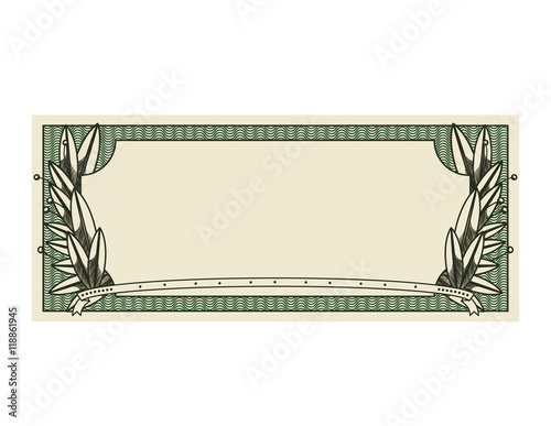 bill dollar print seal isolated icon vector illustration design
