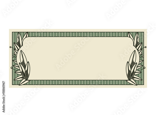 bill dollar print seal isolated icon vector illustration design