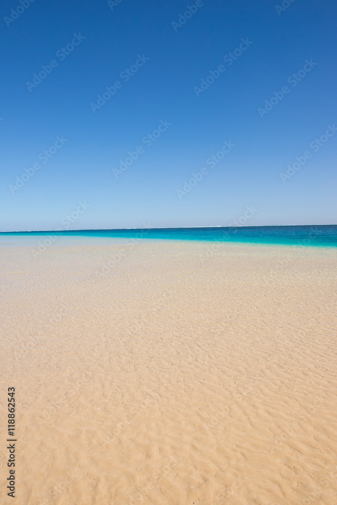 Peaceful Paradise turquoise ocean beach