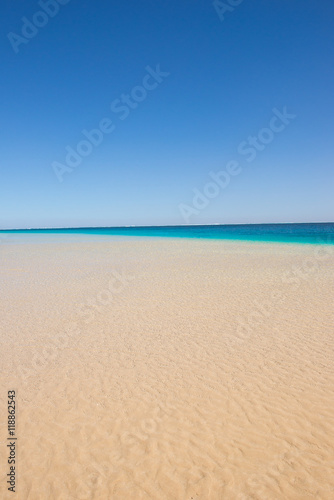 Peaceful Paradise turquoise ocean beach