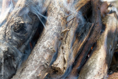 ignite a fire of twigs