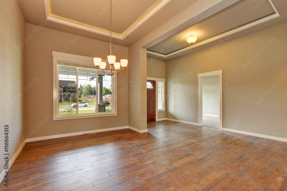 Entrance hall of brand new house. Entrance hall of brand new house.