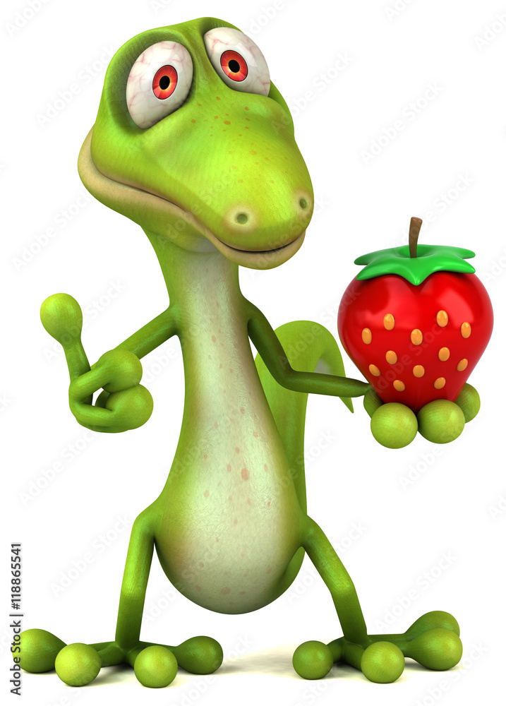 Obraz premium Fun lizard