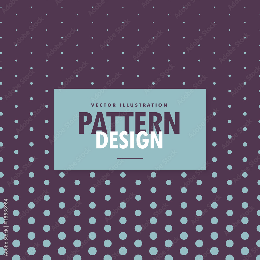 dots pattern design on purple background