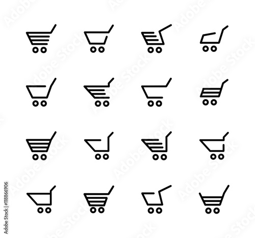 Shopping cart for online stores