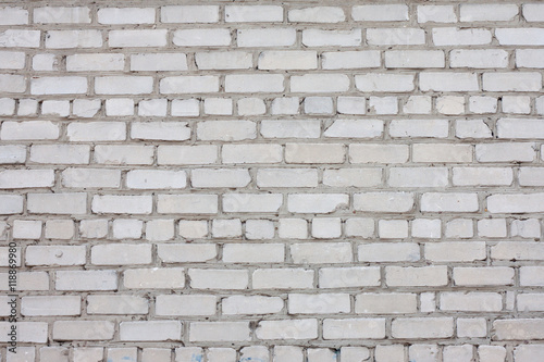 Fotografie White silicate brick wall background or texture