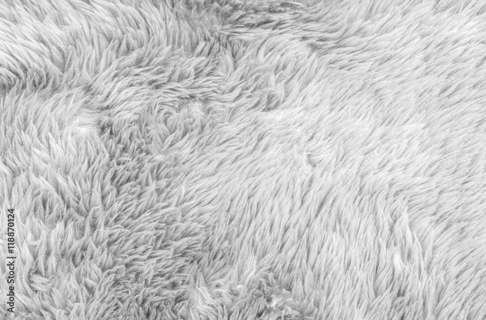 Obraz Closeup surface abstract fabric pattern at the gray fabric carpet at the floor of house texture background in black and white tone