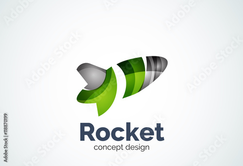 Rocket logo template