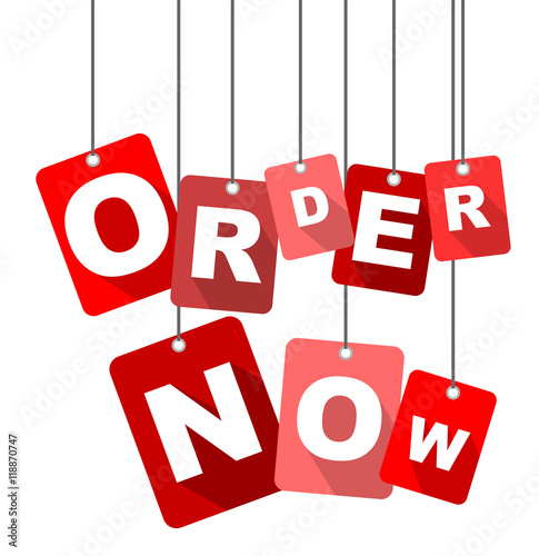 order now, red vector order now, flat vector order now, background order now