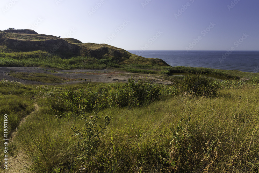 mud volcano / mud volcano Plevako, Krasnodar region, Russia
