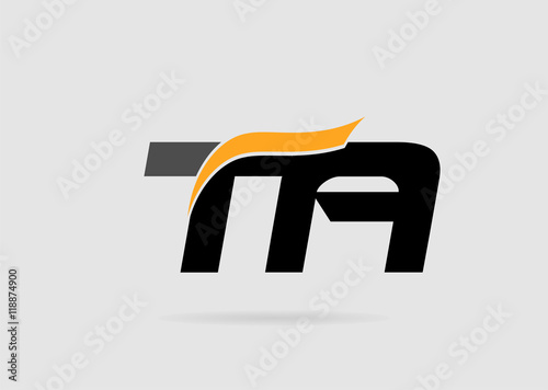 Free Download Letter T and A logo template
 - GFXLoad