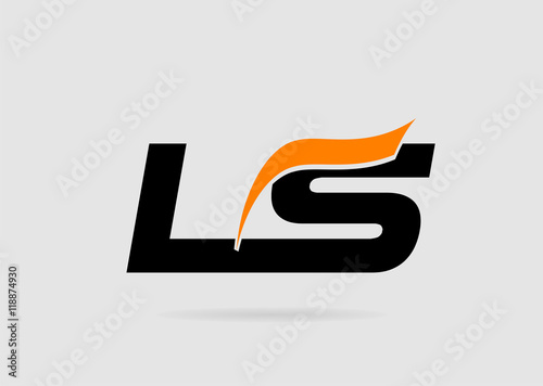 L and S logo vector. logotype template
