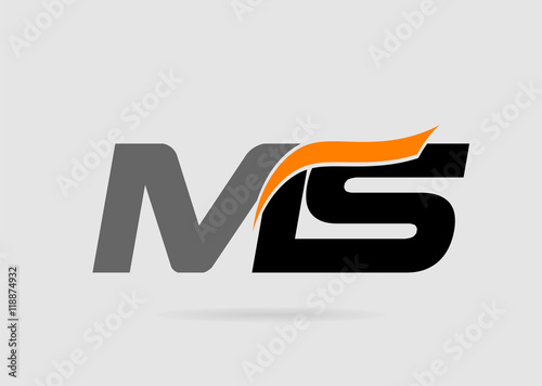 M and S logo vector. logotype template
