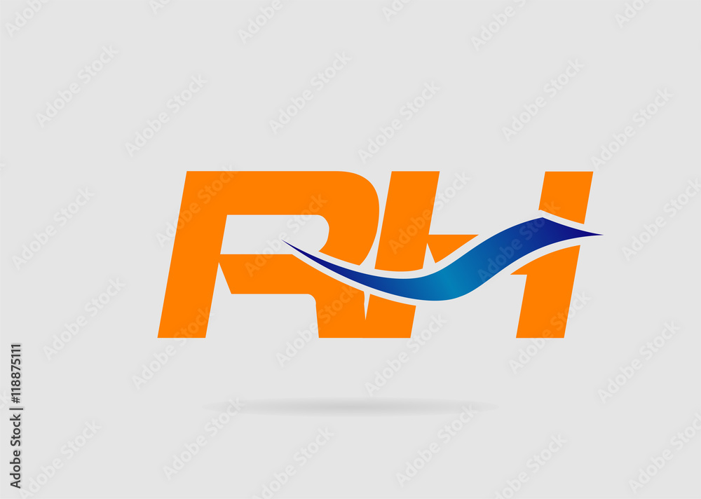 RH company group linked letter logo
RH company group linked letter logo
