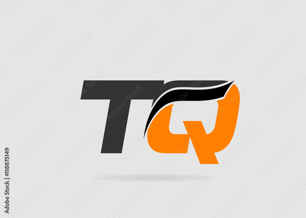 TQ initial overlapping letter logo
TQ initial overlapping letter logo