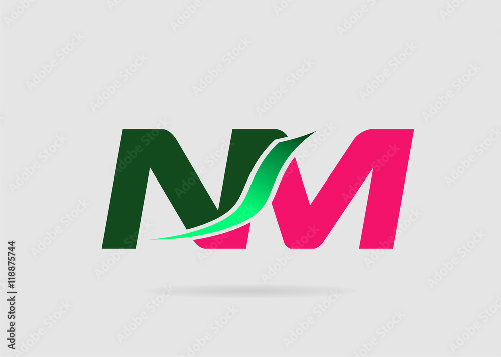 Elegant alphabet N and M letter logo. Vector illustration
Elegant alphabet N and M letter logo. Vector illustration