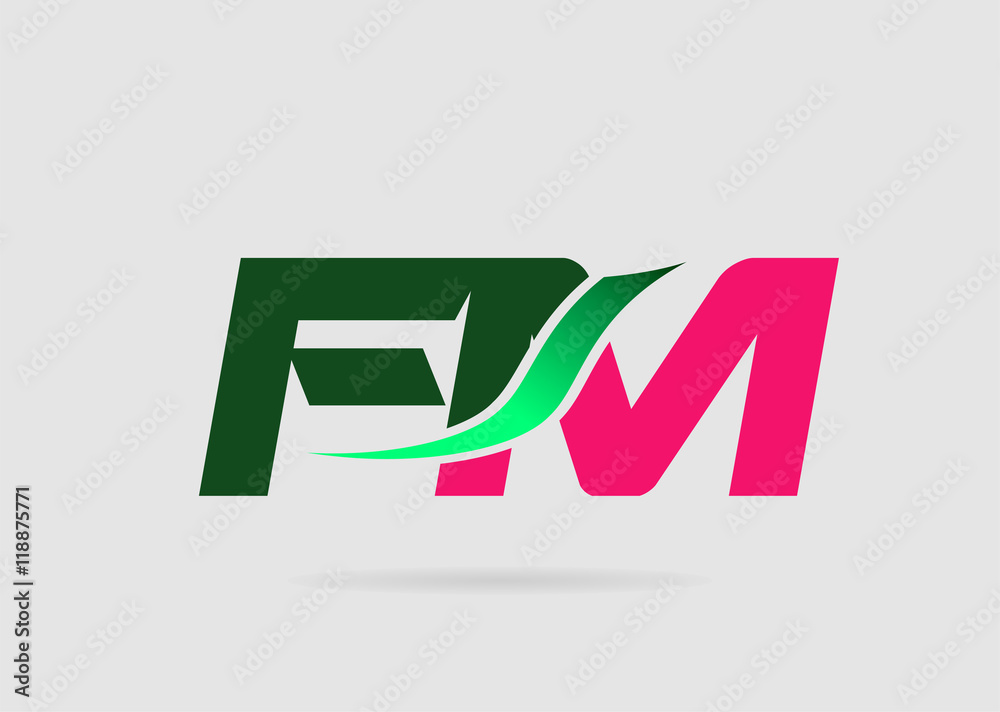 Elegant alphabet F and M letter logo. Vector illustration
Elegant alphabet F and M letter logo. Vector illustration