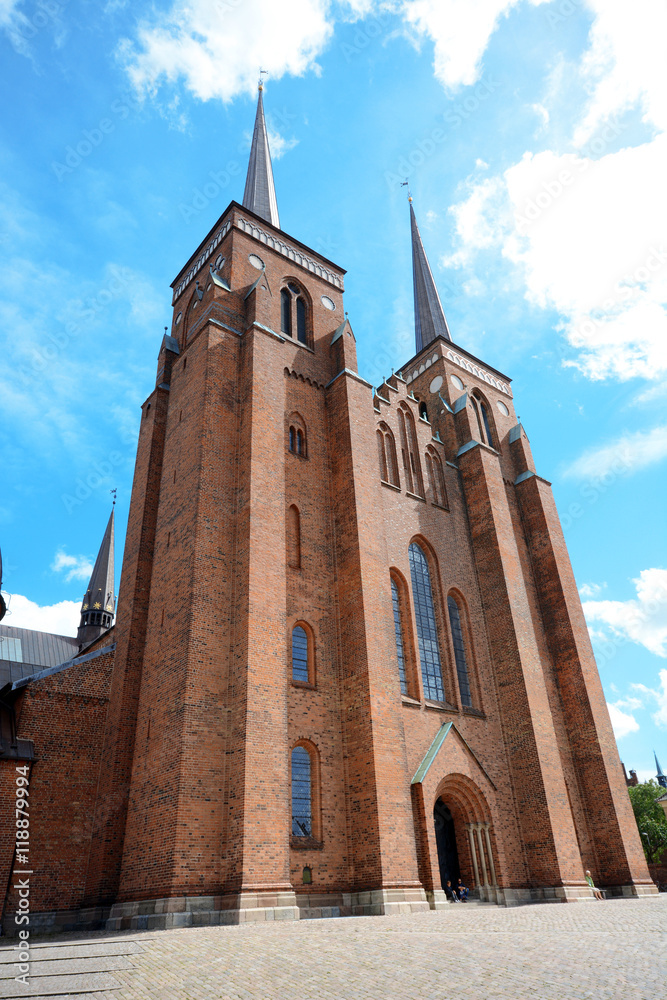 Dom von Roskilde auf Seeland in Dänemark Dom von Roskilde auf Seeland in Dänemark