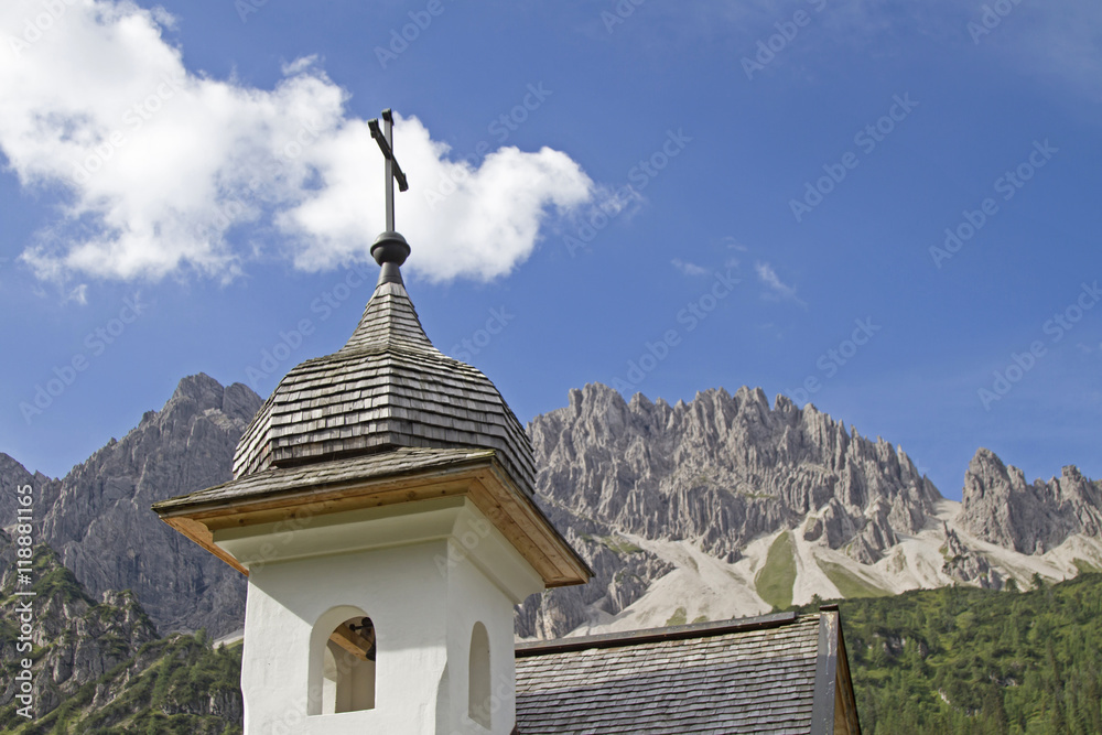 Kapelle im Karwendelgebirge