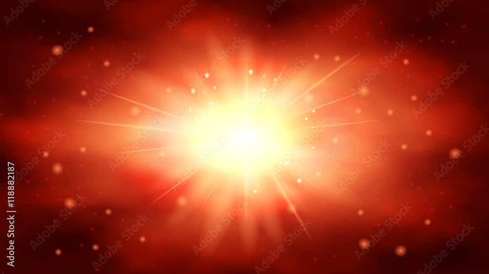 Fototapeta premium ciepły blask