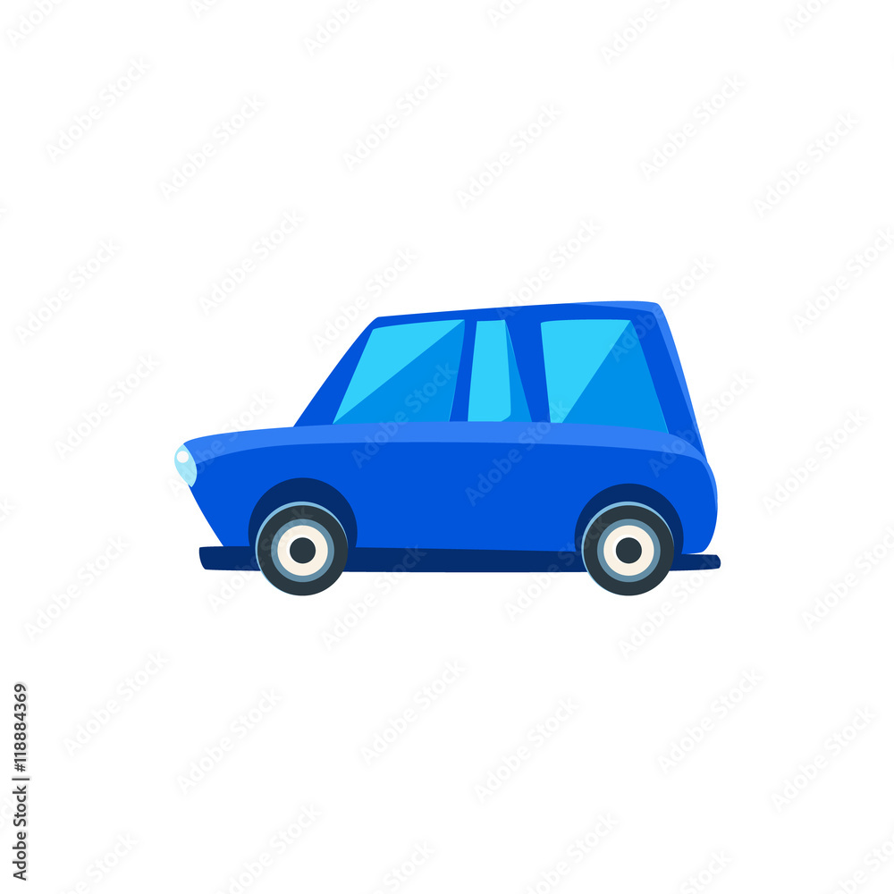 Blue Family Toy Cute Car Icon