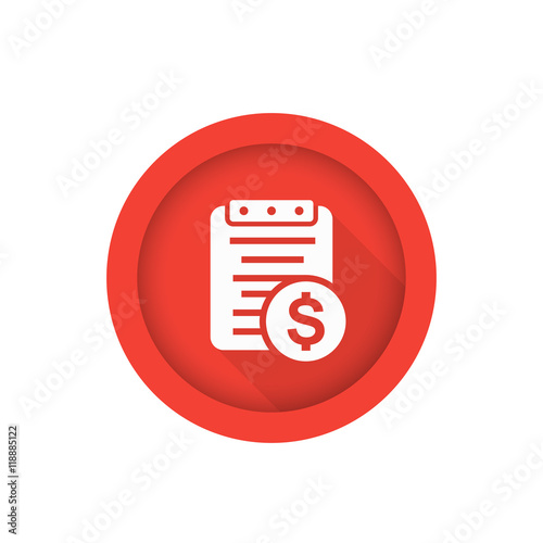 Payroll icon isolated on white