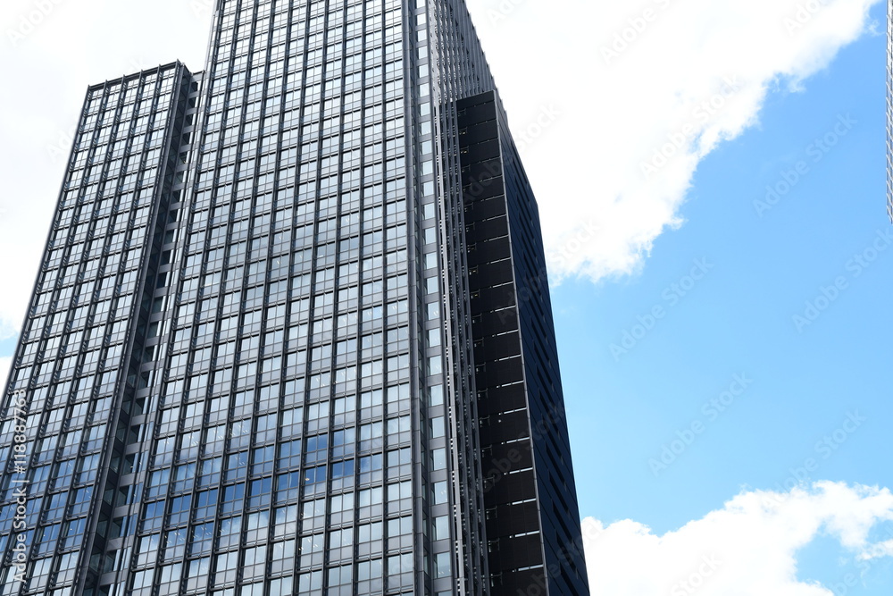 Fototapeta premium Office building close up