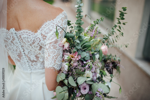 Fotografija beautiful bouquet in hands of the bride