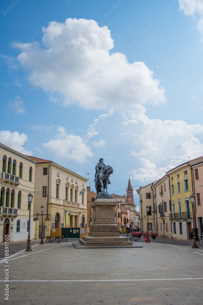 Garibaldi Square, Rovigo, Veneto, Italy